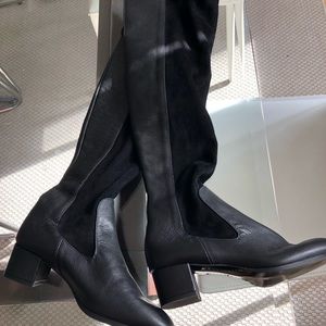 Zara real leather boots